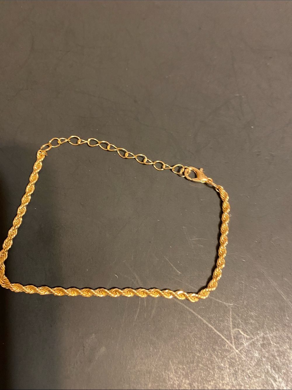 Gold Rope Chain Bracelet - Women Jewelry